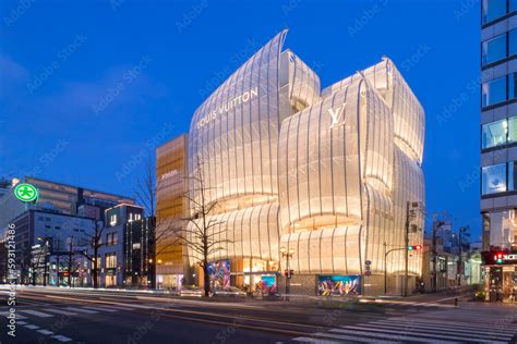 Louis Vuitton Maison Osaka Midosuji store, Japan.